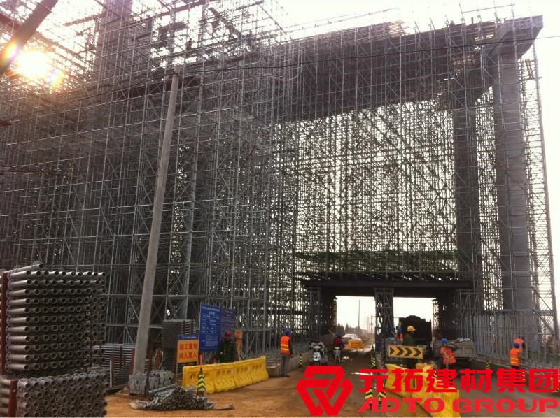 盤扣架數(shù)量計算難不難，盤扣一噸可以搭多少平？