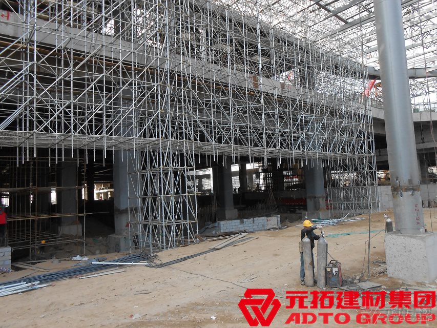 租賃的盤(pán)扣式腳手架搭建效率怎么樣？